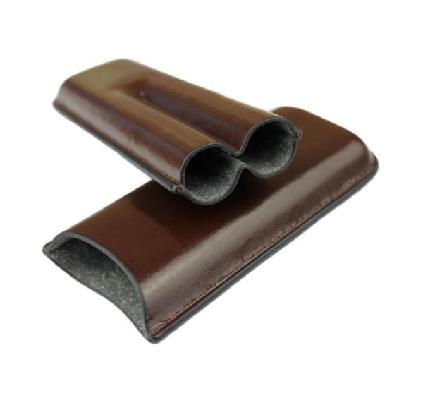 Buy cheap High Quality Leather Cigar Box 2 Pcs Travel Cigar Tube Cover from wholesalers