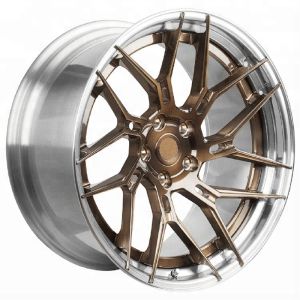 Buy cheap Custom wheels rims 17 18 19 20 21 22 inch car wheels T6061 aluminum alloy forged wheels of car from wholesalers