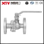 Xtv GOST Carbon Stainless Steel Flanged Ball Valve PN10-40 Perfect for High Flow