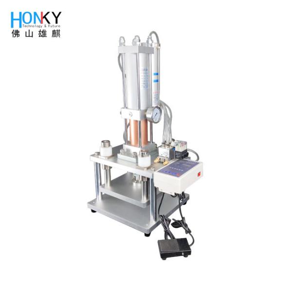 Buy cheap Air Control Semi Automatic Capping Machine For 2ml Perfume Sample Tube Sealing from wholesalers