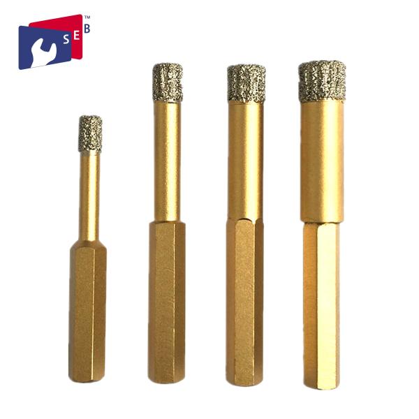 Buy cheap Vacuum brazed diamond core drill bits for hard porcelain tile from wholesalers