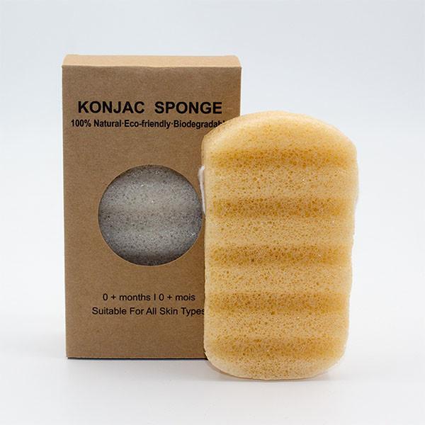 Buy cheap 12.5*7.0*2.8cm BPA Free Wave Cleansing Sponge KGM Beauty Konjac Sponge from wholesalers