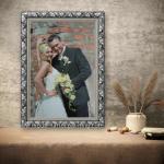 Living Room Realistic Custom Oil Painting Portraits With Frame
