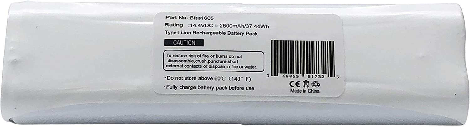Bissell SmartClean 1607381 DIGIPRO Robotic Vacuum 1605 16052 Li ion Battery 2600mAH