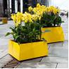 Buy cheap street decoration antioxidant Garden Metal Flower Pots from wholesalers
