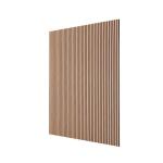 Natural Ash Fireproof Interior Wpc Wall Panel Acoustic Wood Slat