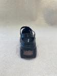 Belt Buckle Braided Black Platform Sandals Bowhead Hollow Out And Foam Outsole