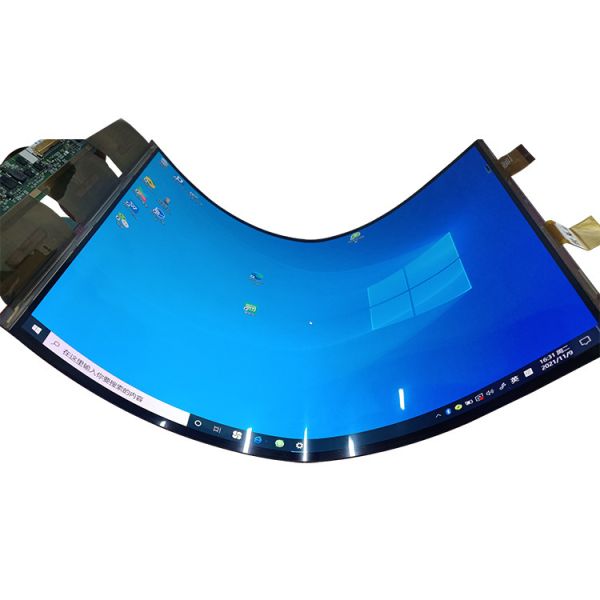 OLED display bending demonstration