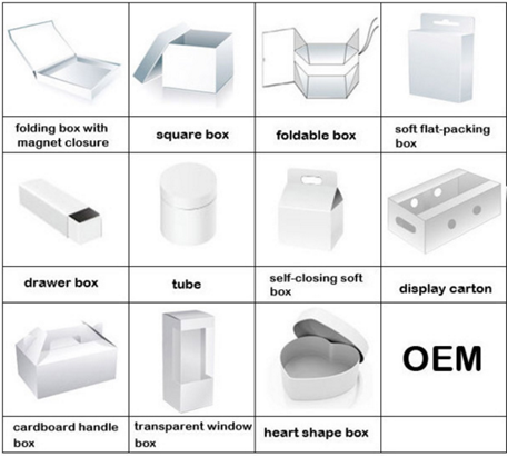 Large Foldable Office Paper Box Packaging For Rainbow Highlighter Packing