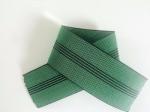 3 Inch Sofa Elastic Webbing High Tenacity Band Green With 4 Black Lines