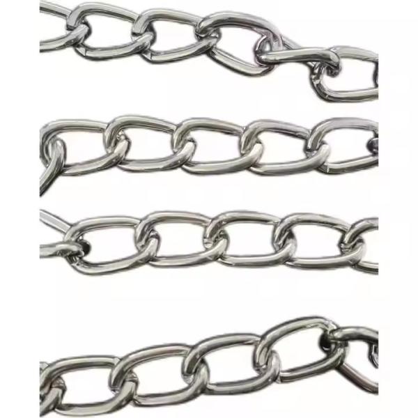Buy cheap Wholesale Animal Twisted Galvanized Chains Pet Dog Chain Short Link Chain For Pets from wholesalers