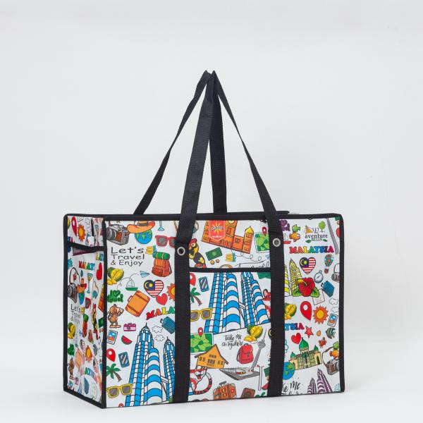 Buy cheap new design pp woven shopping bag factory sell /yiwu cheap price from wholesalers