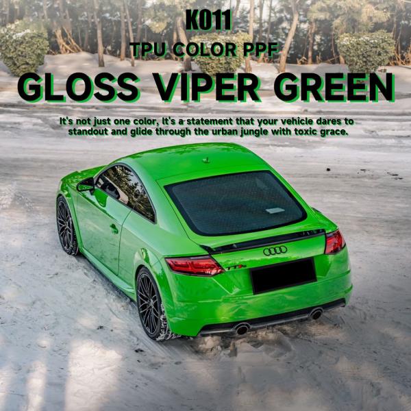 Buy cheap K011 Gloss Viper Green TPU Color Car Paint Protection Film Adhesive Vinyl Car Wrap from wholesalers