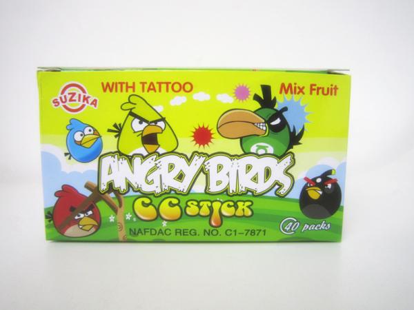 Buy cheap Angry Bird CC stick with lovely tattoo/ Good quality with good price Africa Sour Candy from wholesalers