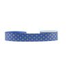 Buy cheap Decoration Glitter Grosgrain Ribbon , Cosmetic Box Packaging Blue Grosgrain Ribbon from wholesalers
