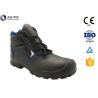 Buy cheap Construction Site Ppe Safety Boots , Slip On Steel Toe Boots Warehouse Black Leather from wholesalers
