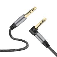 Buy cheap Right Angle Plug 1/4 Inch Jack 10ft Braided Electric Guitar Audio Cable 6.35mm product