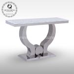 Living Room 65kg European Style Console Table 160cm Stainless Steel Frame