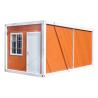 Buy cheap Wood grain color container villa living container construction site dormitory office container mobile room from wholesalers