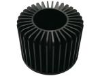 Buy cheap Rustproof Industrial Round Heat Sink , Stable Extruded Aluminum LED Heatsink from wholesalers