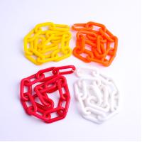 Buy cheap Red / White Plastic Barrier Chain Recyclable PE Warning Chain product