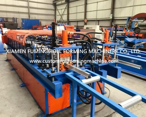 Buy cheap 5.5KW Batten Top Hat Roll Forming Machine 10 Stations Hydraulic Cutting from wholesalers