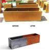 Buy cheap Customized Garden Rectangular Metal Flower Pot Corten Steel Planter Pots from wholesalers