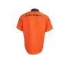 Buy cheap 200GSM Men T-SHIRT & POLO 65 Polyester 35 Cotton T Shirts Orange Contrast Black from wholesalers