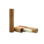 5g lipstick tube natural bamboo cosmetic packaging lip balm container make up