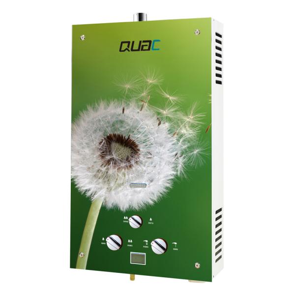 Buy cheap 10 Liter Instant Tankless Gas Geyser LPG NG Type Colorful Glass Panel from wholesalers