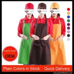 Promotional advertisement custom high quality kitchen aprons wholesale ready for
