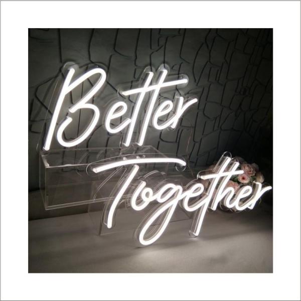 Buy cheap Logo Custom Made Neon Letter Signs Low Consumption for Wall from wholesalers