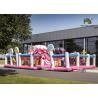 Buy cheap Commercial Plato PVC 10m Pink Candyland Inflatable Amusement Park With Slide from wholesalers