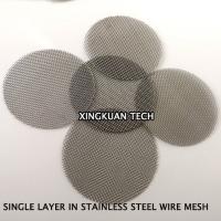 Buy cheap OEM ODM Extruder Wire Mesh Screen Single Layer And Multi Layer product