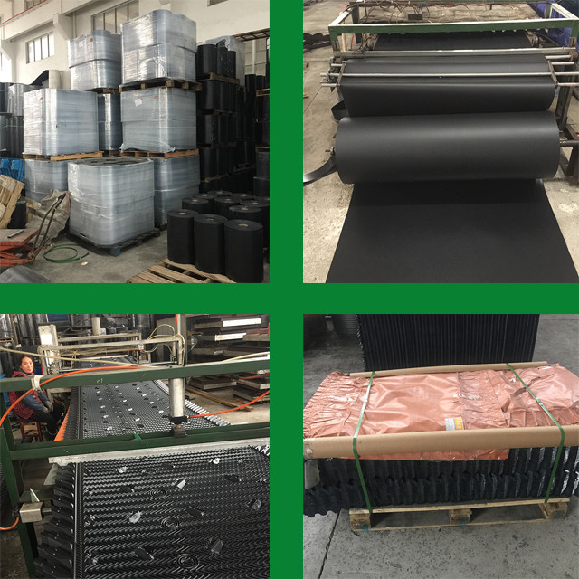 1300mm PVC Cooling Tower Fills 20mm Cooling Tower Drift Eliminators