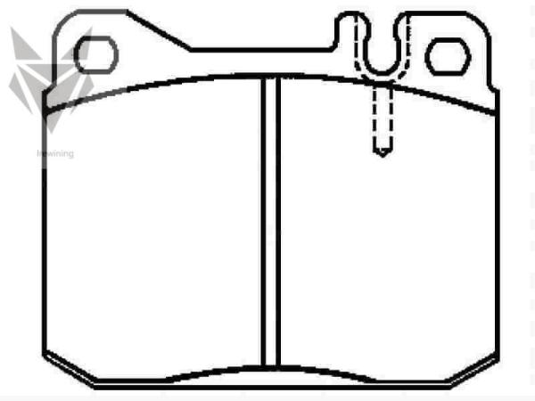 Buy cheap Auto Brake Pads MERCEDES BENZ Coupe Kombi Estate SL Coupe Saloon 0004206320 from wholesalers