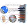 Buy cheap Retail Cosmetic Angled Slatwall Shelves Cigarette Display from wholesalers