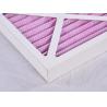Buy cheap Coarse Paper Panel Air Filter Pre Filter Pleat Frame HVAC System Synthetic Fiber Media from wholesalers