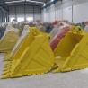 Buy cheap Excavator Parts Heavy Duty Digging Bucket Reinforced Cutting Edge 1 Cubic Meter from wholesalers