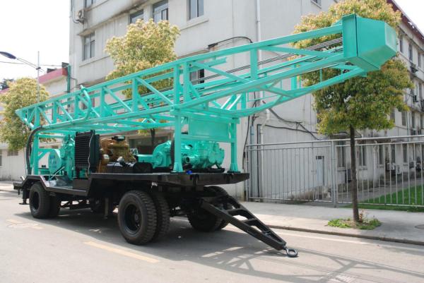 Buy cheap High Speed Water Drilling Rig With Turnplate Rotary 11.6m Height Drill Tower from wholesalers