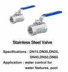 Swimming Pool Stainless Steel 1 Inch Water Ball Valve