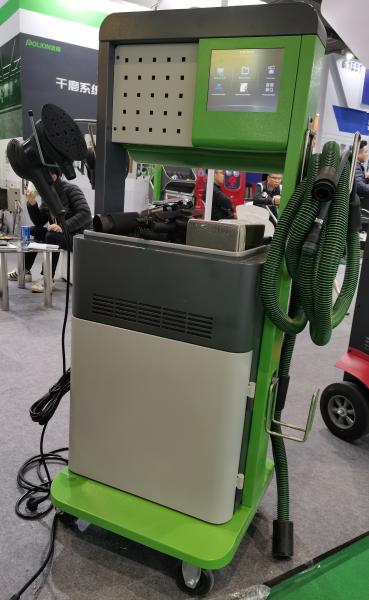 Buy cheap CE Mobile Dust Extractor Green BL-502 8 inch Touch screen 500*500*1340mm Size from wholesalers