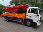 Buy cheap Air Cooling Euro 2 Concrete Pump Truck With 32MPa Rated Working Pressure from wholesalers