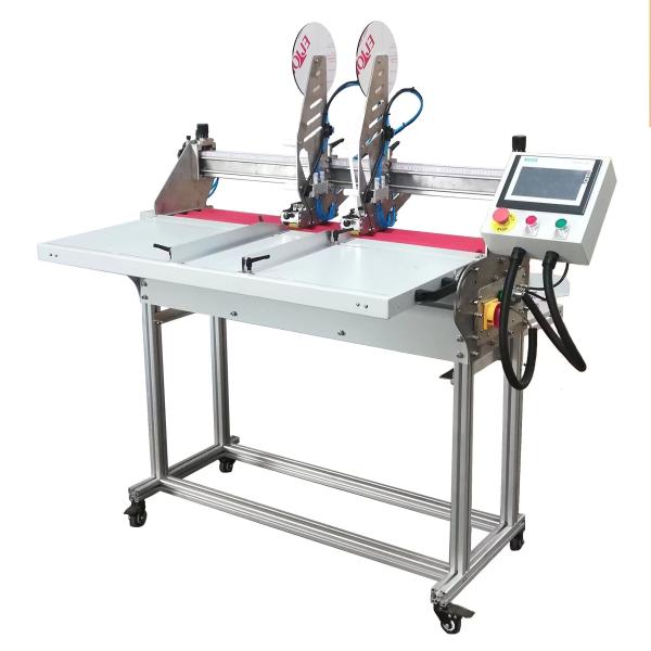 Buy cheap 0.1mm - 2mm Thickness Adhesive Tape Applicator Machine For Kraft Paper / PVC Board from wholesalers