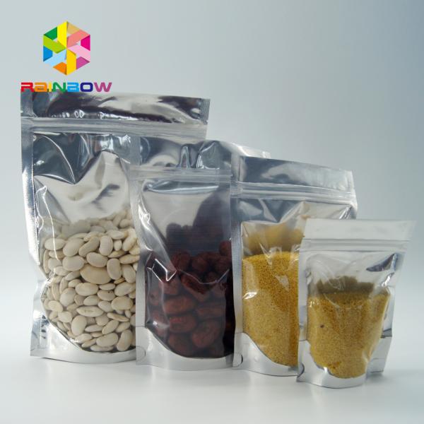 Buy cheap PET / PE Aluminum Foil Pouch Packaging Clear Metallic Foil Stand Up k Bag from wholesalers