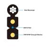 Buy cheap 1km Outdoor Fiber Optic Cable Drop FTTB Steel Wire 12 Conductors from wholesalers