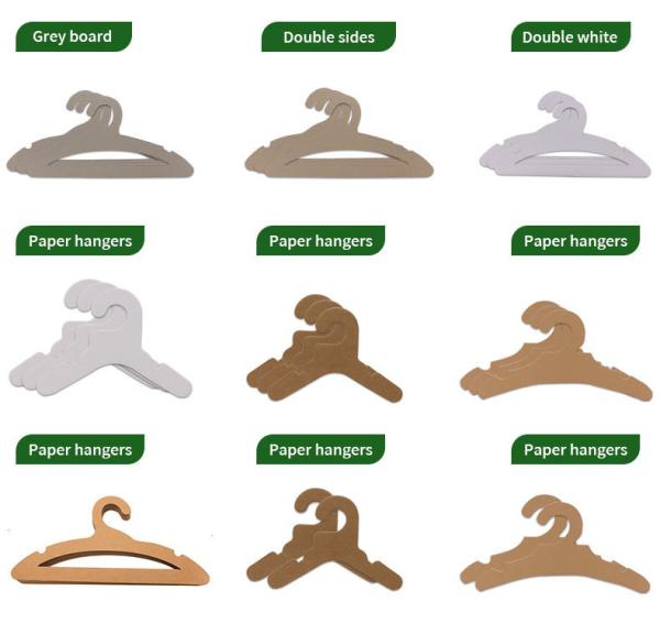 Buy cheap Sustainable Recycled Cardboard Paper Hanger Custom Color Size For Clothing from wholesalers