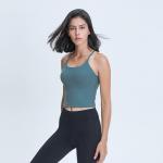 220gsm Women Sexy Sports Bras Y Back Yoga Padded Tank Top Slim Fit Shock Proof