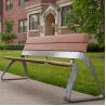 Buy cheap 26W Inch Long Backrest Composite Wood Bench from wholesalers