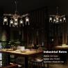 Buy cheap Industrial Vintage American Boat Wooden Chandelier Hot Pot Shop Restaurant Bar Wooden Glass Lamp(WH-VP-238) from wholesalers